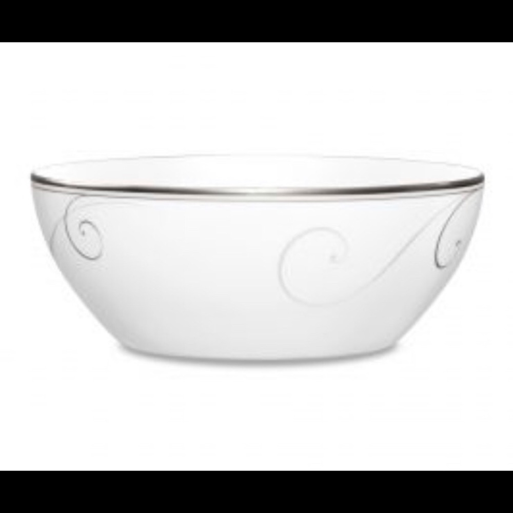 Noritake Platinum Wave Serving Bowl